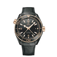 Seamaster Planet Ocean 600M Master Chronometer ”Deep Black”18K Sedna Gold腕錶 $121,300