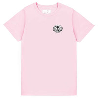 粉紅色繡章Tee $259