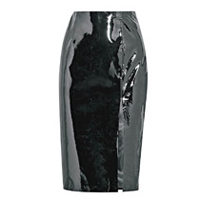 TOPSHOP UNIQUE黑色漆皮Pencil Skirt $2,200（A）