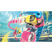 《ARMS》運用Joy-Con手掣功能進行體感格鬥。