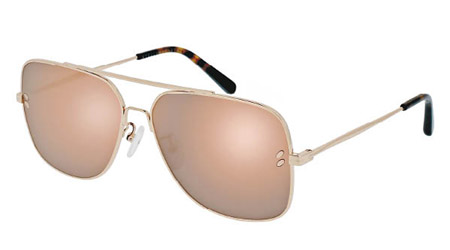 Stella McCartney 金色框太陽眼鏡 $2,150（A）