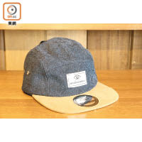 DEEP LA藍色腰果花×啡色Camp Cap $245（A）