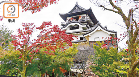 屹立於木曾川畔的犬山城，是日本最古老也是最小的一座古城樓，現已被列作國寶。