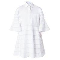 Carven 白色恤衫裙 $8,990（C）