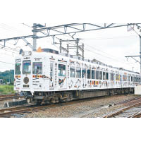 和歌山電鐵貴志川線，可看到以貓站長「小玉」為主題的可愛列車。