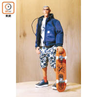 STREETMAXX個性反叛熱血，沉迷滑板，服飾將90年代街頭文化形象化。<br>售價：$2,800（香港區限量50件）