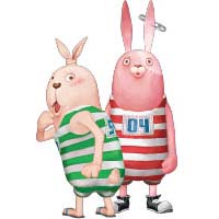 兩位逃亡兔主角首次登陸荃灣廣場，帶領大家衝破迷城，度過一個活力十足的復活節。