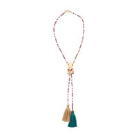 maje彩色串珠流蘇頸鏈 $1,945（B）