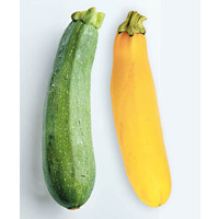意大利青瓜有青黃兩種色澤，黃色的較青色的來得清甜軟腍。（互聯網圖片）