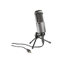 Audio-Technica AT2020 USB備有指向性收音咪及降噪功能。<br>售價：約$1,380（b）