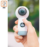 Gear 360可獨立使用，就算冇連接手機一樣影到相。