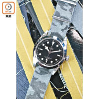 Tudor Heritage Black Bay 41，附送迷彩織紋錶帶。2,500~2,800瑞士法郎（約HK$19,578~HK$21,927）