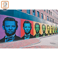《Abraham Obama》把兩位美國前總統的肖像融合起來，惹起媒體廣泛的討論。