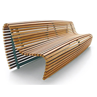 TITIKAKA<br>深澤少有的戶外家具作品，大型長櫈除去繁複的細節，僅以柚木包覆鋁製椅框，流線設計則為人帶來舒適的安坐體驗。