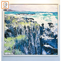 英國畫廊Marine House at Beer帶來藝術家Michael Sole的作品《IONA SEAWEED NO.2》。