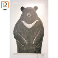 亞洲黑熊又名月牙熊，是高旗老師喜歡的日本熊之一。