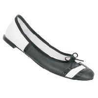 repetto 70周年紀念鞋履香港別注版Cendrillon黑白間色芭蕾舞鞋 $2,700 （A）