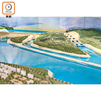 水壩旅遊景區設有三峽水壩模型，讓大家可以了解更多周邊地勢和水壩運作。