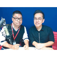 Ron透過工作認識了陳俊偉（左），笑言感謝他為Café宣傳。