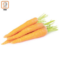 紅蘿蔔及紅菜頭含胡蘿蔔素，可轉化成維他命A，有助鞏固免疫系統，預防呼吸道的疾病。