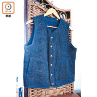 Blue Blue Japan Indigo Beach西裝背心 $1,200（A）