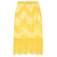CARVEN 黃色喱士半截裙 $1,625（C）
