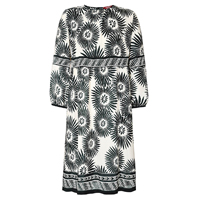 MaxMara黑白色印花連身裙 $6,880（C）