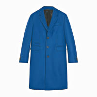Berluti藍色羊毛長褸 $36,500（A）