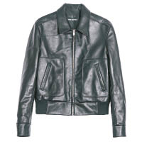 Sandro黑色皮革外套 $7,790（C）