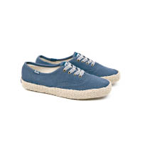  Keds藍色草織底布鞋。<br>$440（A）