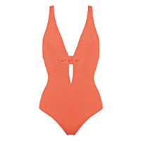 ERES橙色Deep V泳衣 $4,315（C）