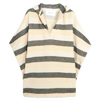 Solid & Striped灰×白×淺黃色間條上衣 約$735（A）