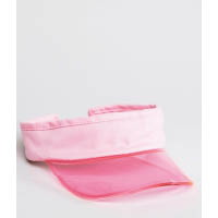 ASOS粉紅色塑膠鴨舌太陽帽 16美元（約HK$125）