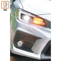頭燈加入SRH轉向感應功能，有助提升行車安全。