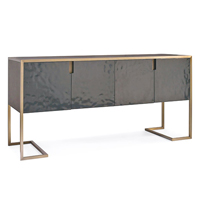 Straight Up Sideboard<br>以簡單的金屬框架勾勒出家具造型，外形簡潔，線條利落。