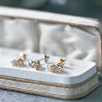 Kashikey Brown Diamond「Muku」18K啡金三色啡鑽耳環 $10,800~$15,000