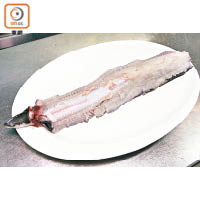 B哥指起鱔魚骨其實並不難，完整鱔魚可切片來烹調不同菜式。