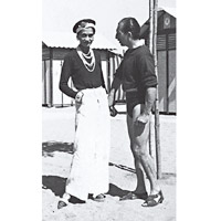 闊褲亦被Coco Chanel穿出時尚休閒的航海風格。