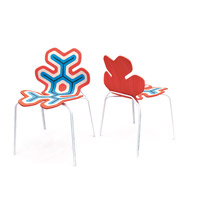 Nanook<br>椅子表面織物經過加工處理，讓椅子看起來有動物皮毛的質感。