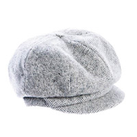 EUGENIA KIM灰色毛氈Baker Boy Cap 95美元（HK$746.4）（A）