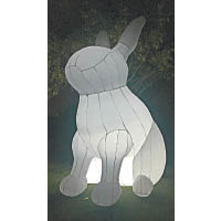 5米高兔仔燈飾