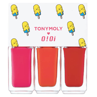 TONYMOLY×OiOi迷你Get It Tint唇彩套裝 $68（F）<br>富光澤的色調，讓唇妝清新水潤，一套3色選擇，配襯容易，而且更可作胭脂使用，相當方便。