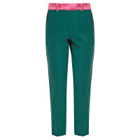 RACIL粉紅色飾邊×綠色西褲 $3,510（A）