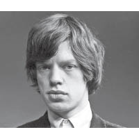 年輕時的Mick Jagger。