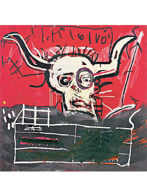 被小野洋子收藏近25年後，《山羊》首度登上拍場，備受矚目。©2017 The Estate of Jean-Michel Basquiat / ADAGP, Paris / ARS