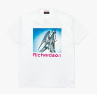 《Richardson》白色機械人圖案短袖Tee