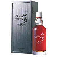 這瓶山崎50年第3版，限量150瓶，身價約$70~$80萬，是Brian珍藏中最名貴的一瓶。