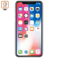 iPhone X配備5.8吋全屏，解像度高達2,436×1,125。<br>售價：$8,588起（a）