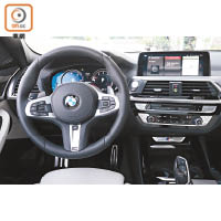 車廂設計一貫BMW風格，兼具豪華與動感。