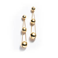 Tiffany HardWear 18K黃金垂吊耳環 $22,100（C）